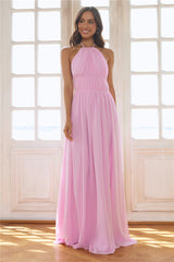 Luxuriously Stylish Halter Maxi Dress